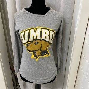 Ouray UMBC Maryland university college long sleeve grey retrievers size S